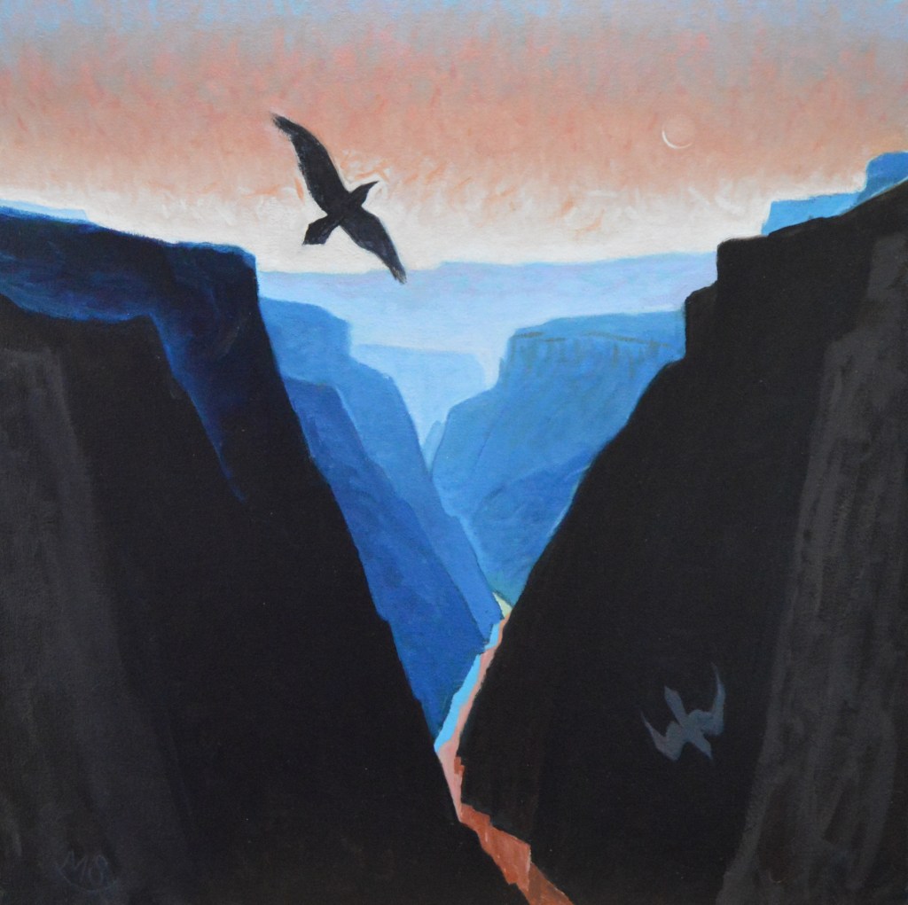 Raven Canyon painting by Mark Sward